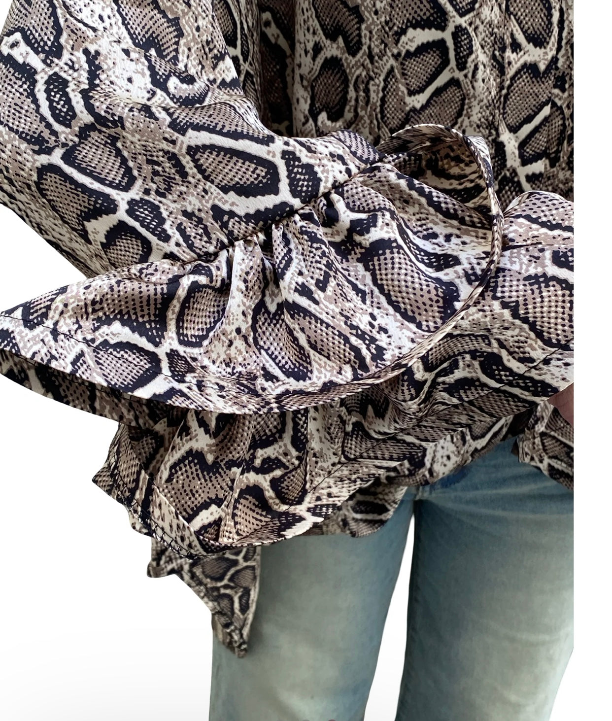 Blouse longue Python