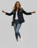 CABAN COURT BOUTONS DORE PIECE UNIQUE