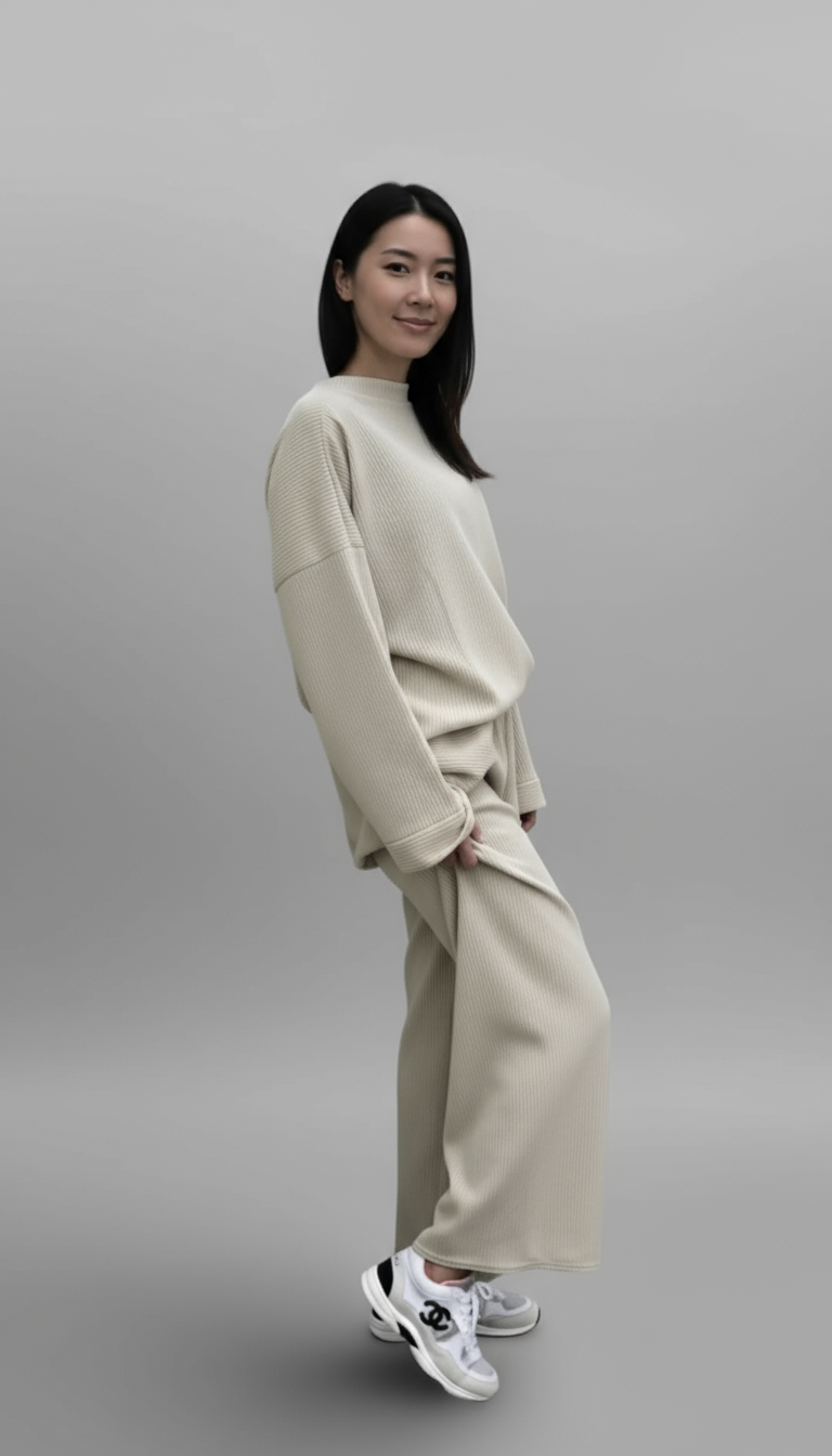 Ensemble velours côtelé Sofia – Casual Chic & Confort