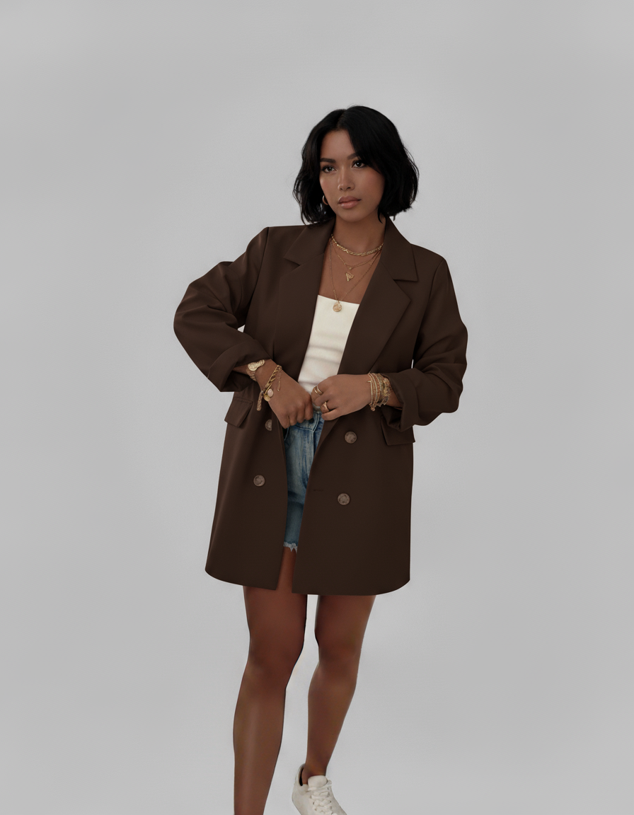 VESTE DE BLAZER OVERSIZE PIECE UNIQUE