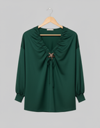Blouse broche étoile