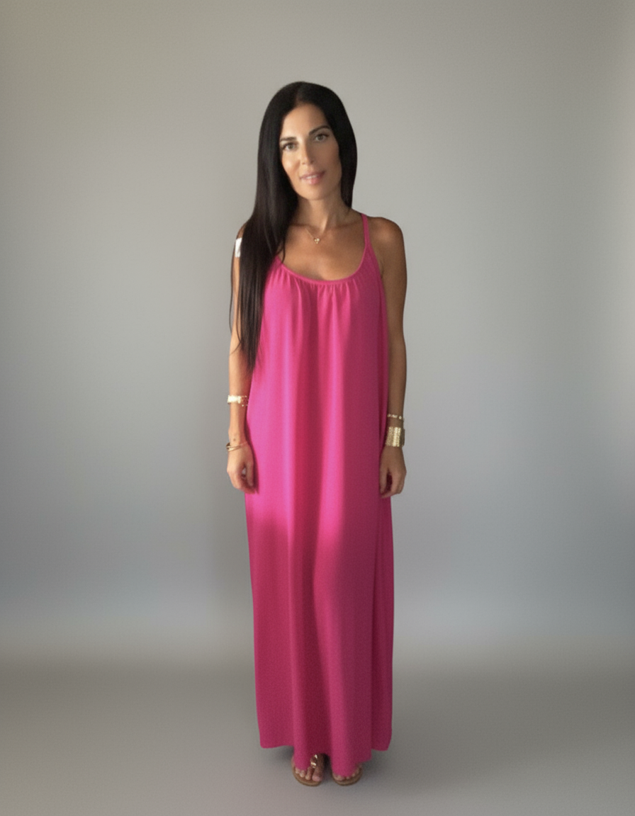 Robe Capri - Rose Barbie