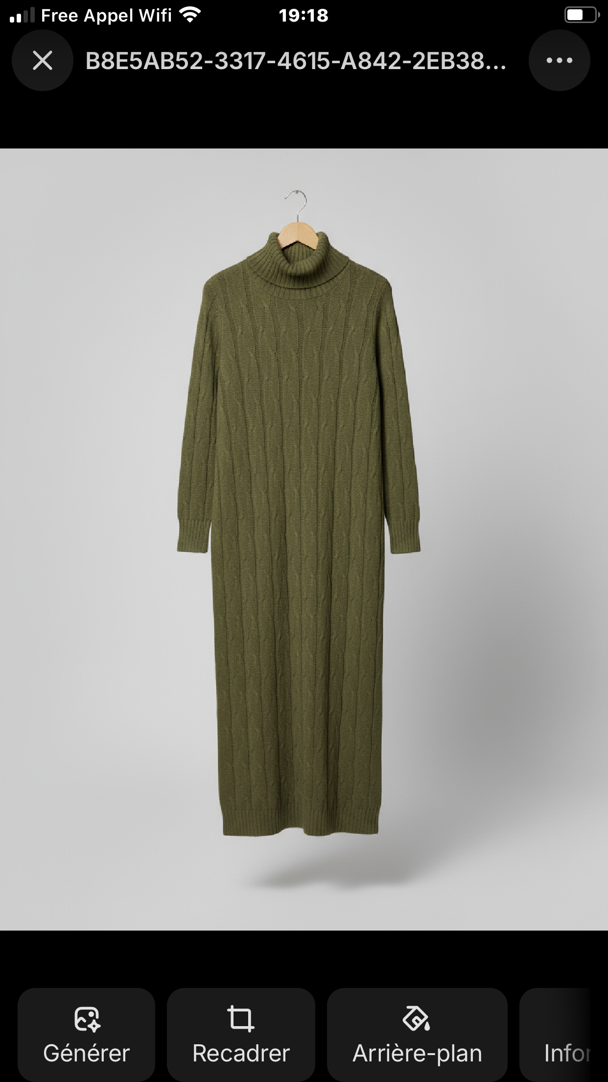 Robe Pull Longue Femme – Maille Torsadée & Col Roulé (Coupe Chic et Chaude)