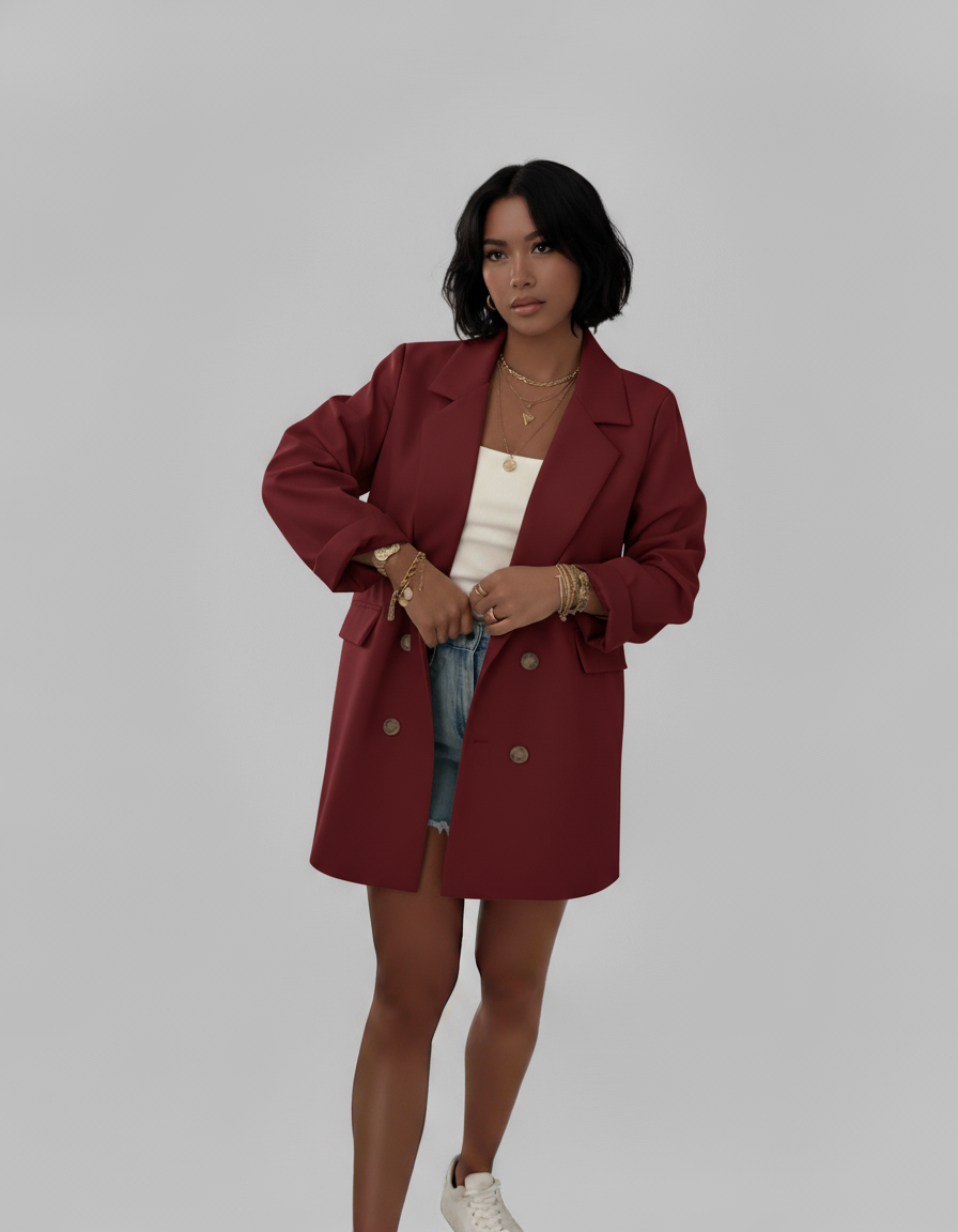 VESTE DE BLAZER OVERSIZE PIECE UNIQUE