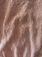 Pull rose poudré pailleté – manches bouffantes – Lumina Dolce Vita