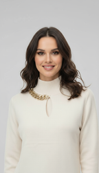 Pull chaud bijoux chaine