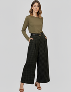 Pantalon Scintillant ÉLYA Kaki