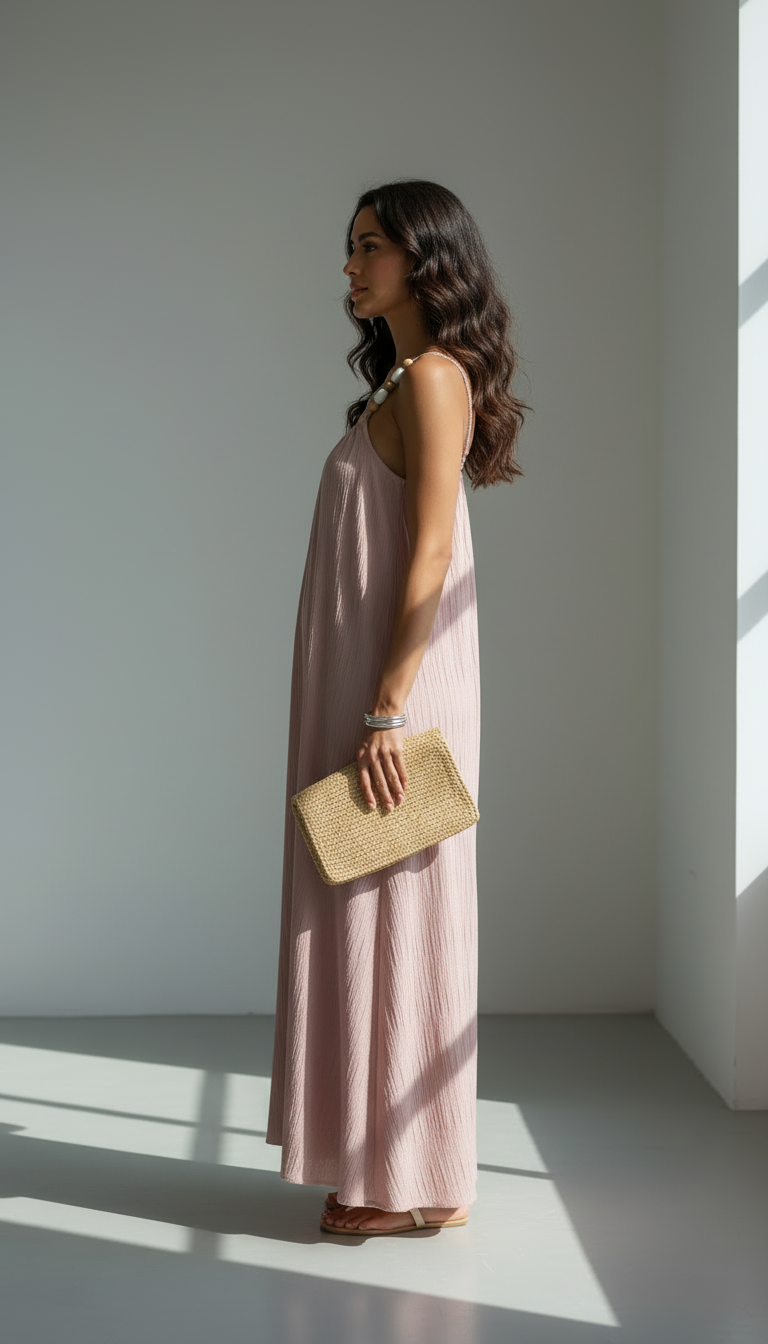 Robe Sorrento - Rose poudré