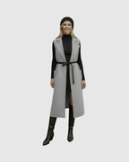 Gilet Long Sans Manches Effet Suédine – Coupe Chic & Moderne