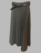 Jupe longue tweed scintillante