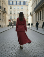 ROBE BLAZER JUPE PLISSE PIECE UNIQUE