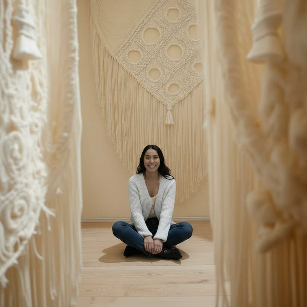 GILET A MAILLE BROCHE SOLEIL DORE PIECE UNIQUE