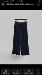 Pantalon Palazzo Taille Haute Femme – Coupe Fluide & Chic