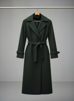 Manteau Clémence Vert sapin Maxi long