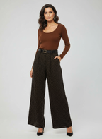 Pantalon palazzo paillettes