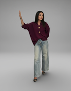 Blouse Icona bouton doré