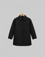 Blouson Matelassé Femme – Coupe Longue Élégante & Légère (Bella Linea)