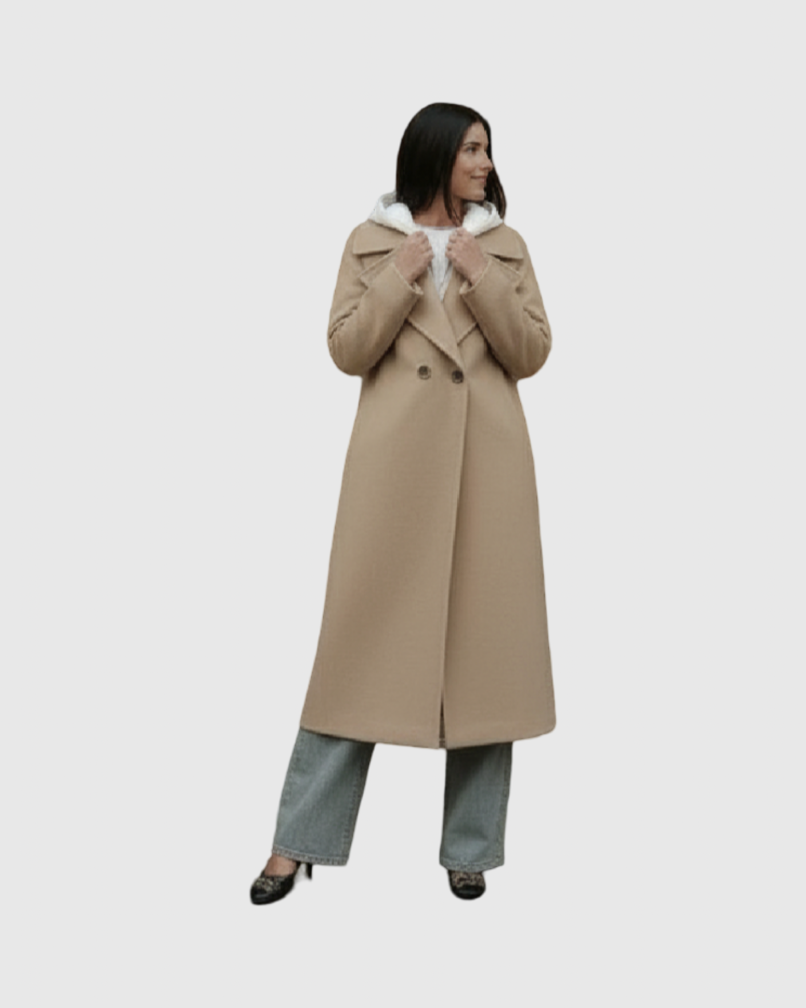 Manteau Icône à Capuche – Élégance Moderne Dolce Vita