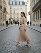 ROBE BLAZER JUPE PLISSE PIECE UNIQUE