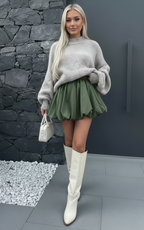 Jupe Pop Bulle chocolat- Volume & Style