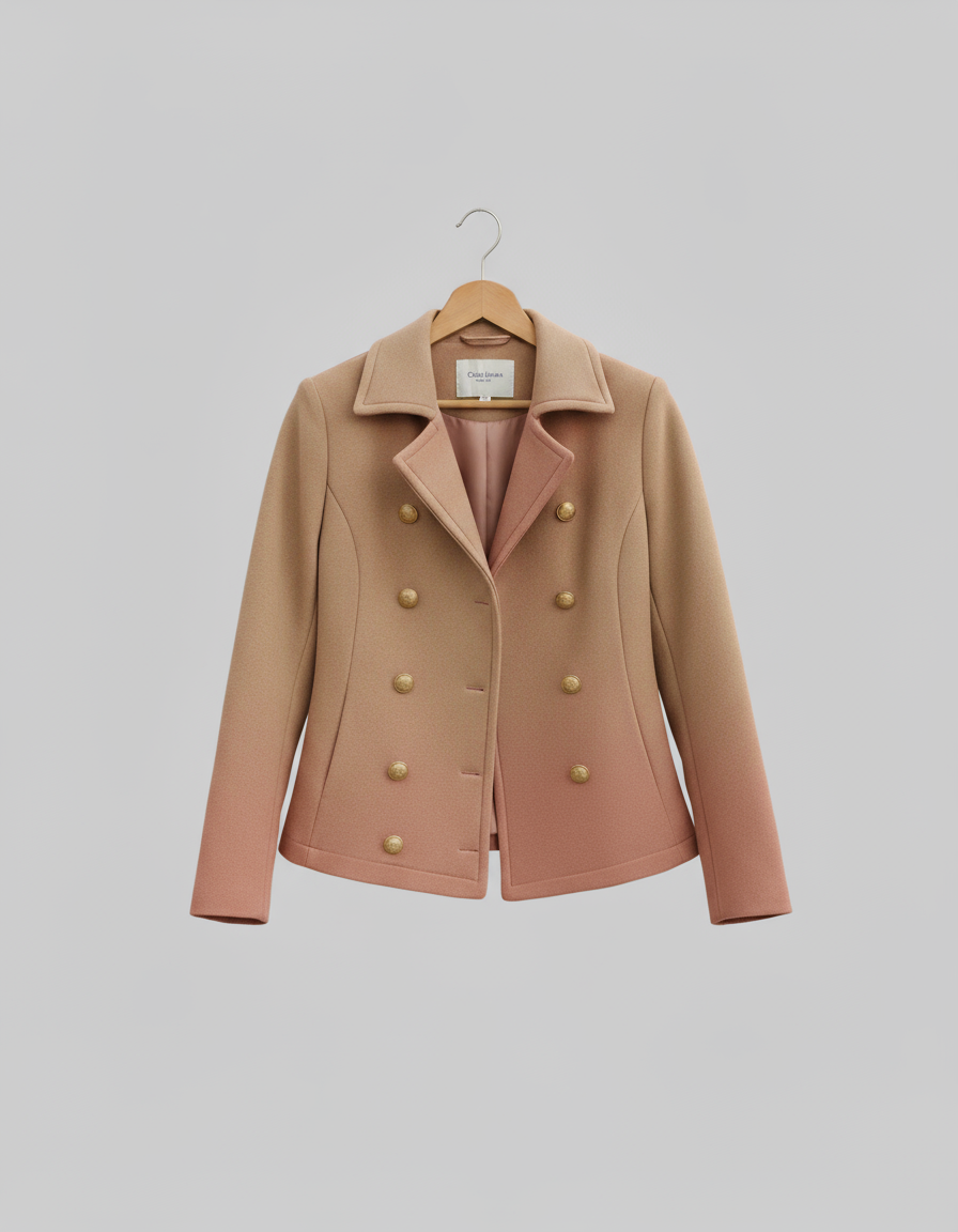 CABAN COURT BOUTONS DORE PIECE UNIQUE