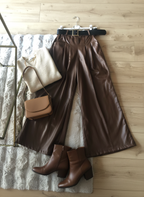 Pantalon large en similicuir – Taille 34 à 44 | Coupe chic & moderne Dolce Vita