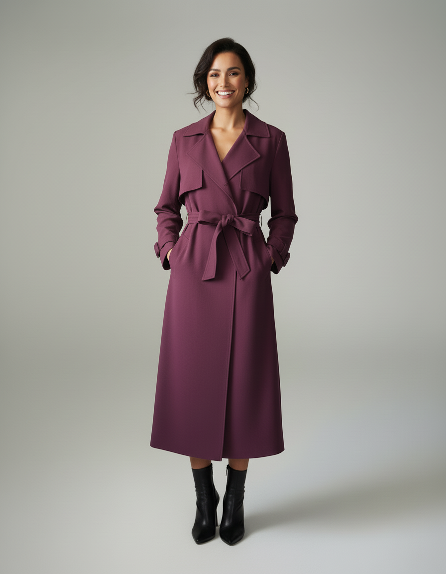 Trench Verona - Prune