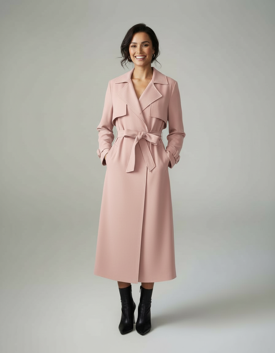 Trench Verona - Rose poudré