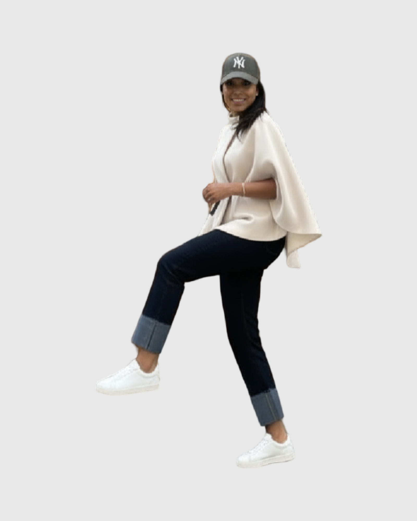 Cape Femme Col Montant – Coupe Structurée avec Ceinture Made in Italy