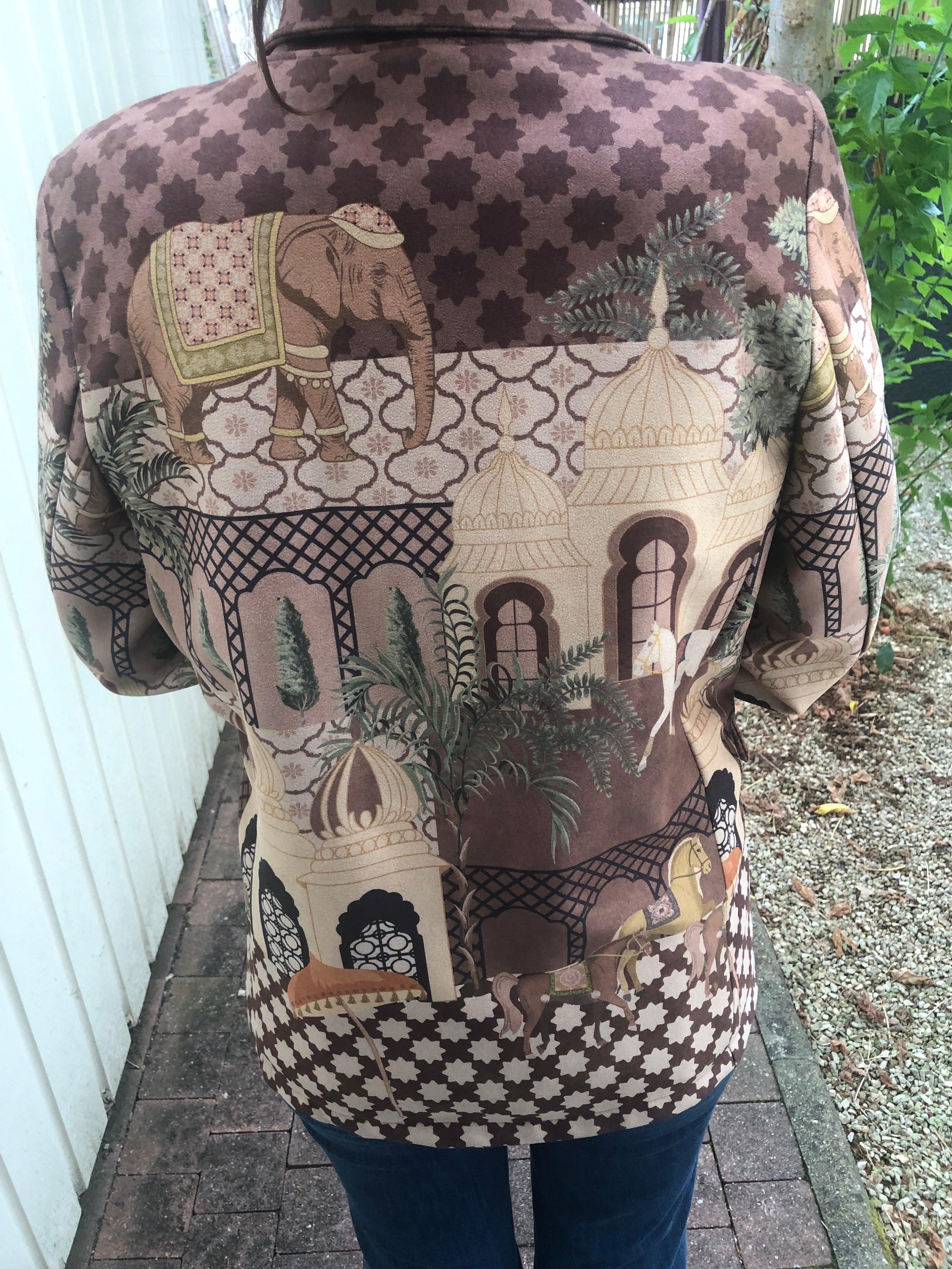 👑✨ Blazer Maharani – Création Exclusive Dolce Vita chocolat