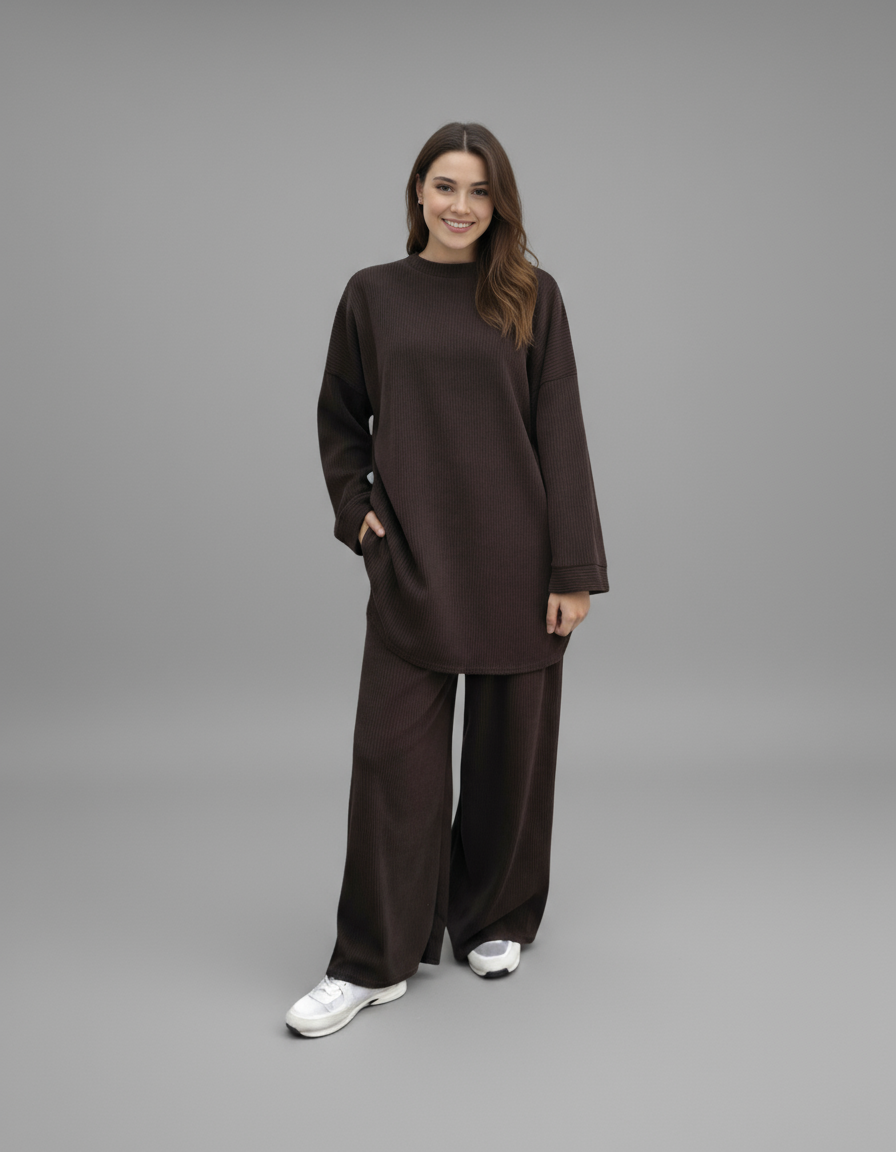Ensemble velours côtelé Sofia – Casual Chic & Confort