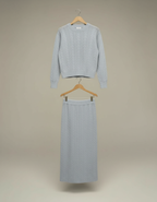 Ensemble maille Louna – Jupe longue & pull assorti – Chic et confortable