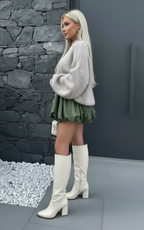 Jupe Pop Bulle chocolat- Volume & Style