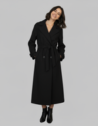 Manteau Clémence – Long, Ceinturé et Élégance Intemporelle