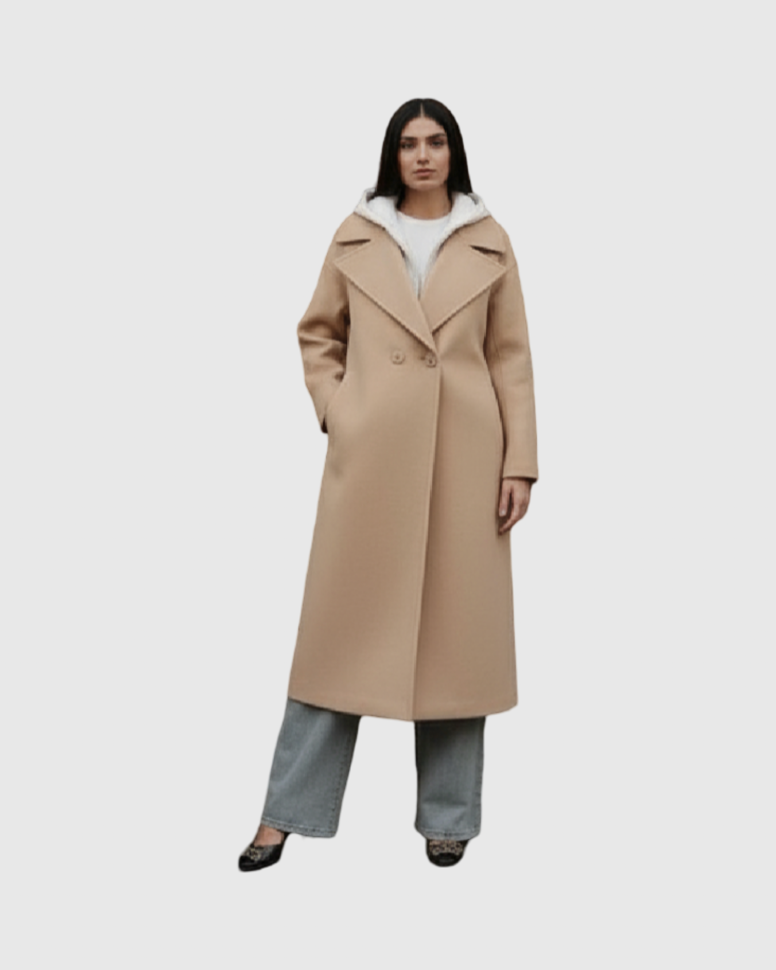 Manteau Icône à Capuche – Élégance Moderne Dolce Vita