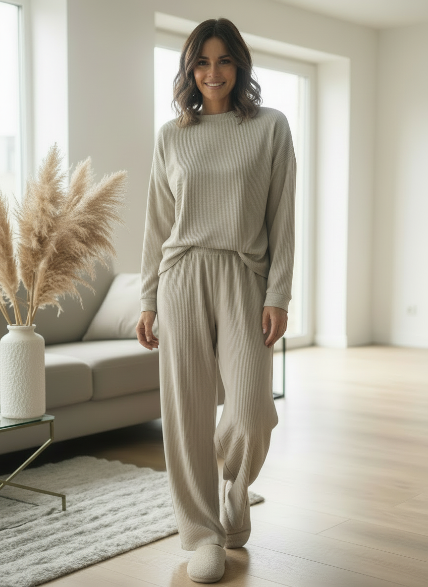 Ensemble velours côtelé Sofia – Casual Chic & Confort