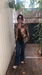 👑✨ Blazer Maharani – Création Exclusive Dolce Vita Noir