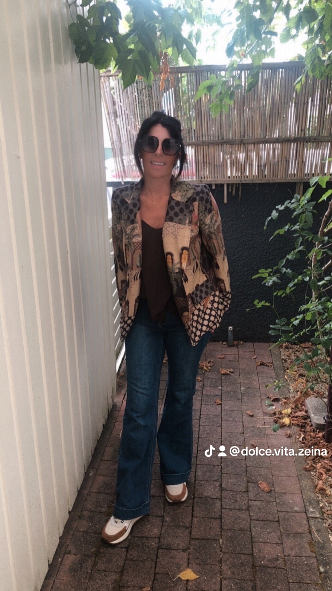 👑✨ Blazer Maharani – Création Exclusive Dolce Vita Noir