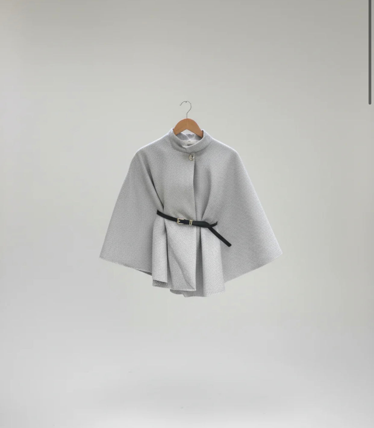 CAPE COL MONTANT CEINTURE PIECE UNIQUE