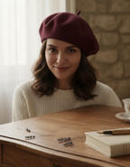 Béret Bella – Laine & Viscose