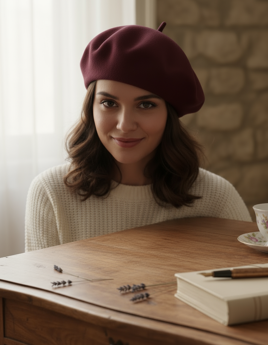 Béret Bella – Laine & Viscose