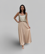 JUPE SATIN PIECE UNIQUE