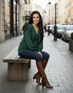 Blouse broche étoile