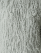 Pull  Manon Femme à Franges Écru – Maille Texturée Chic, Coupe Légèrement Oversize