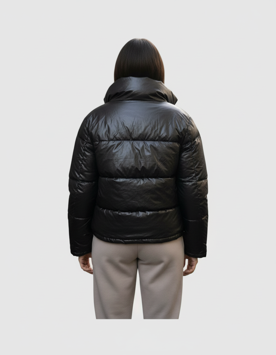 Doudoune Femme Effet Satiné – Chaude, Légère et Chic (Shining Star)