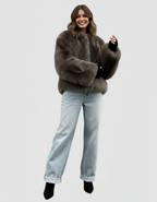 Veste Fausse Fourrure Premium Femme – Manteau Hiver Chic & Doux (Coupe Oversize)