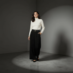 Pantalon palazzo paillettes