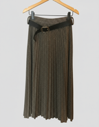 Jupe longue tweed scintillante