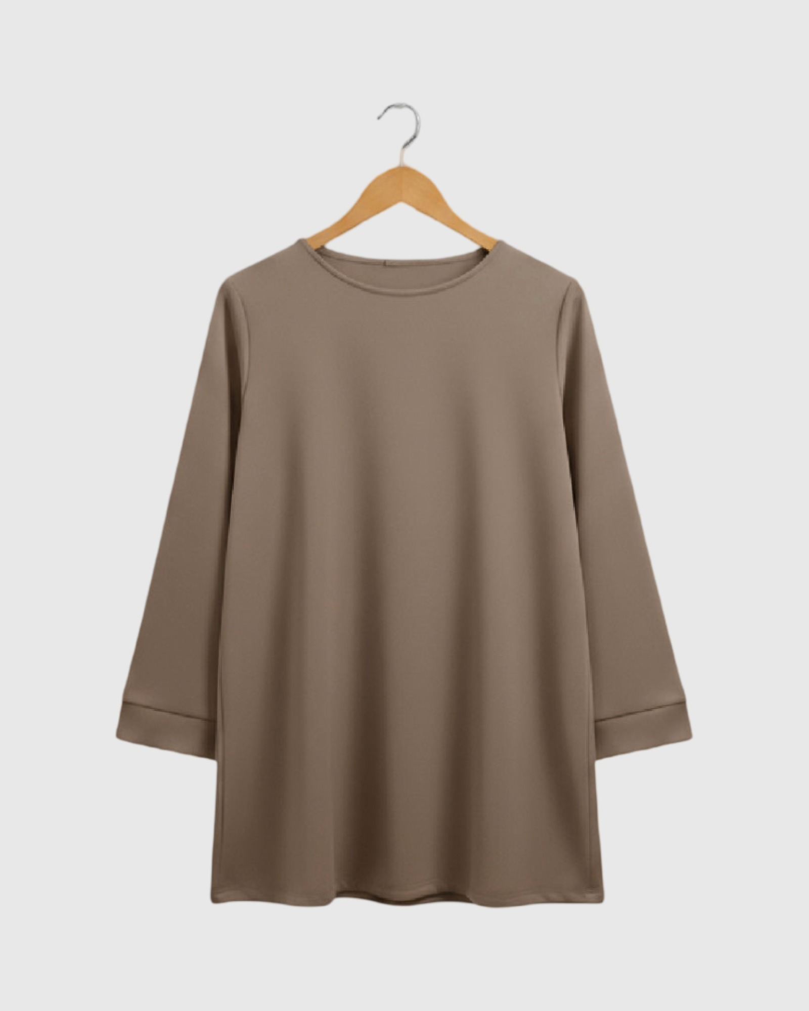 Tee-shirt Oversize Femme – Tissu Épais Effet Sweat (Coupe Fluide ALMA)