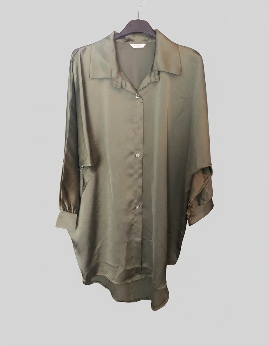 Chemise Serena longue satin